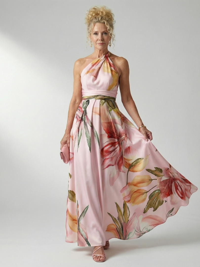 Estelle | Light Floral Maxi Dress