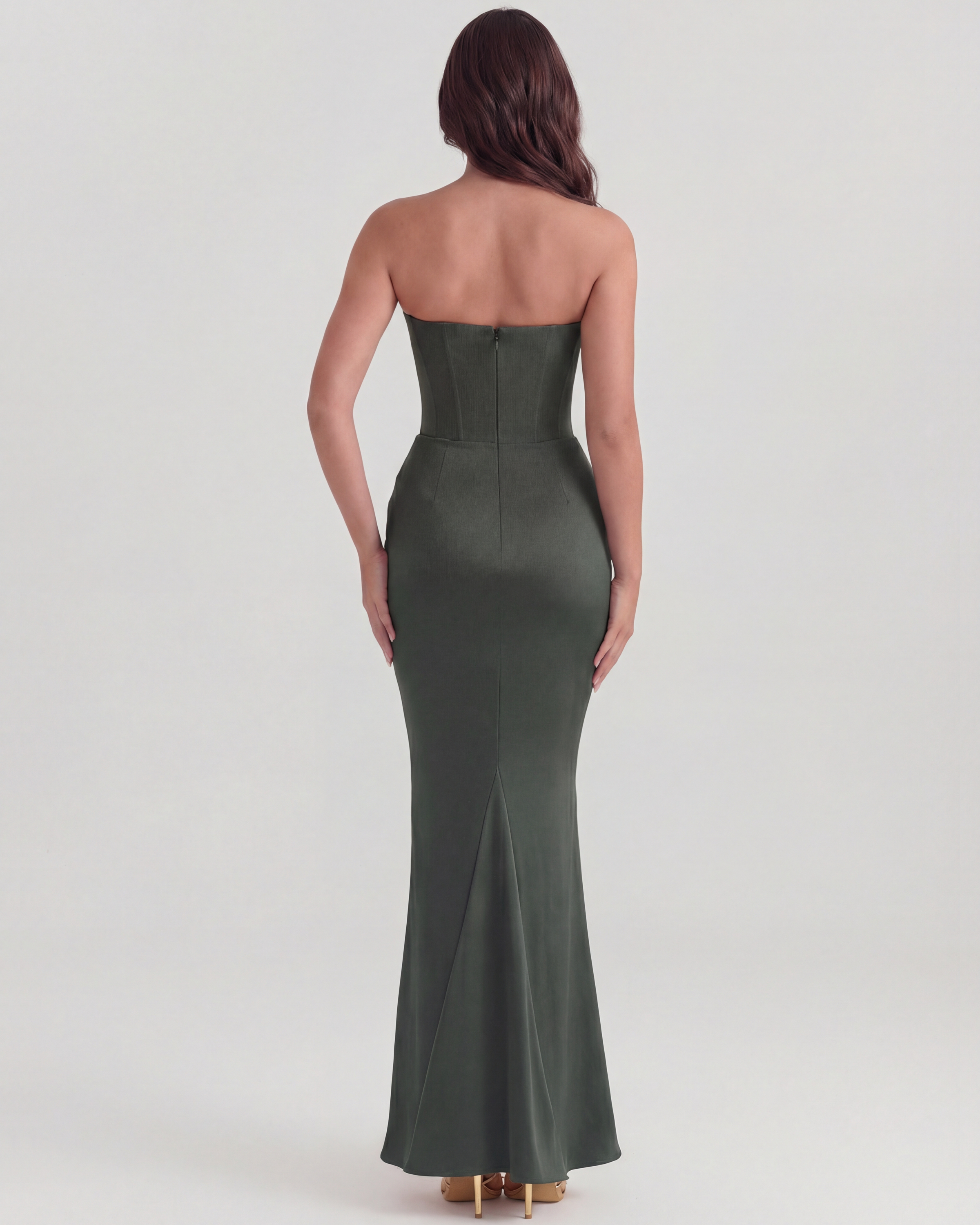 Yona - Elegant Corset Maxi Dress