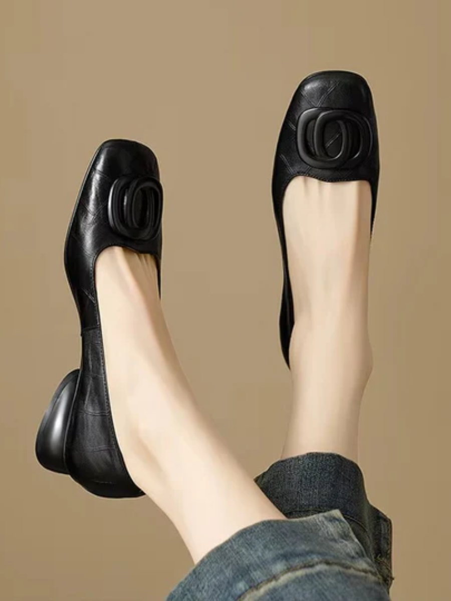 Opium | Leather Flats