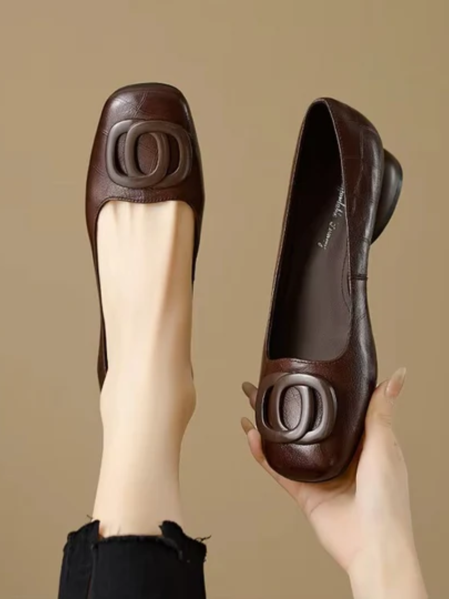 Opium | Leather Flats