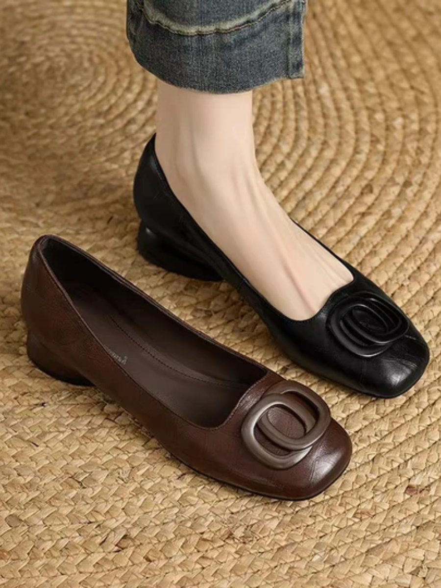 Opium | Leather Flats