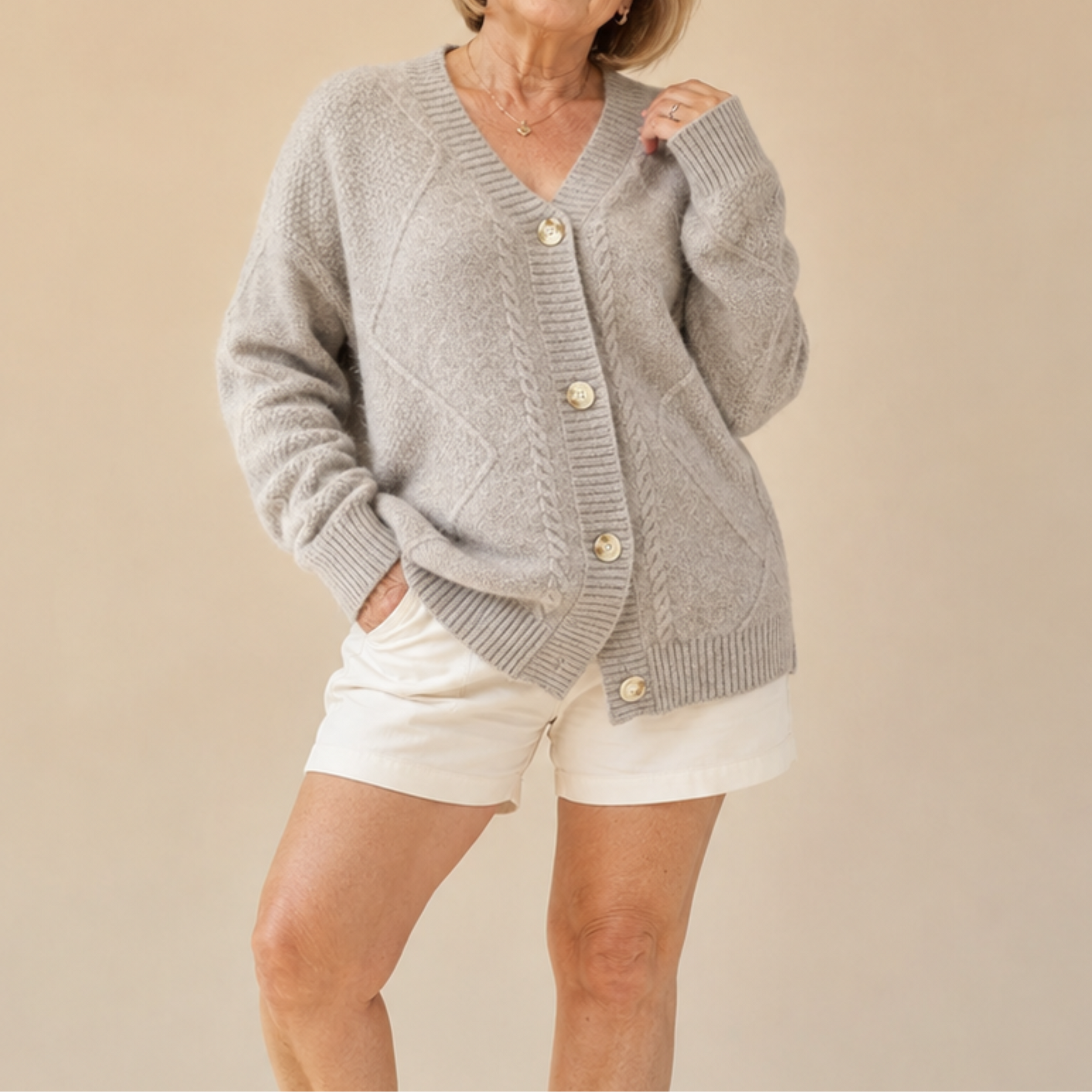 Hensley | Knitted Cardigan