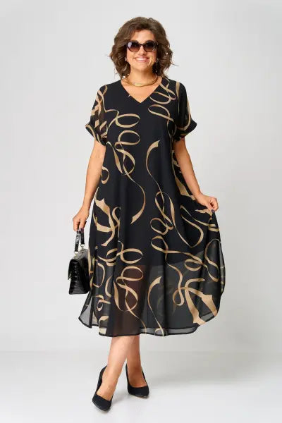 Gloria | Cozy Elegant Midi Dress