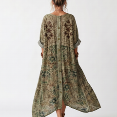 Dorothy | Button-Front Pocket Midi Dress