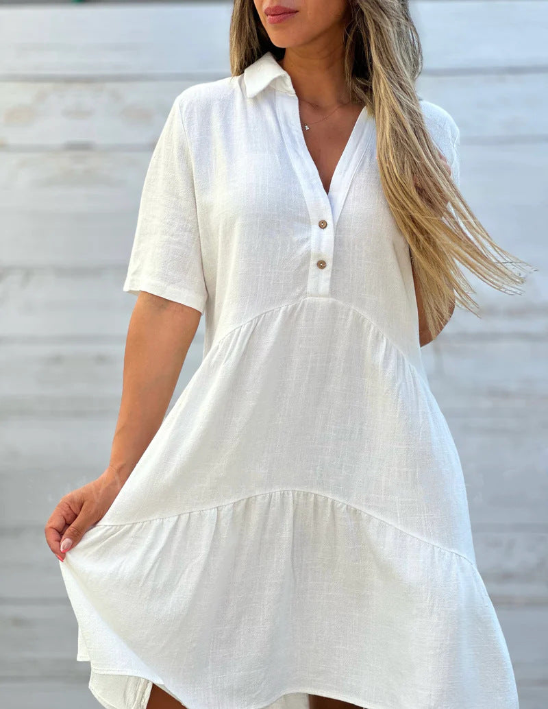 Lyra | Casual Linen Summer Dress