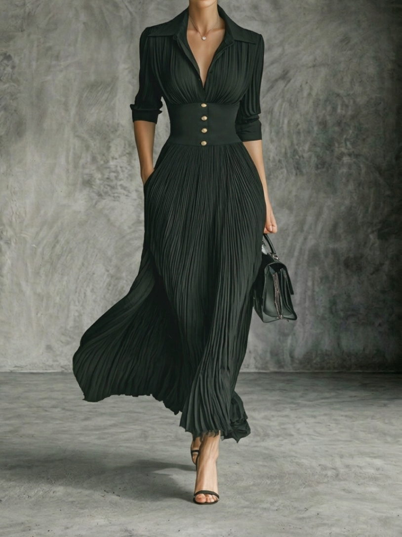 Gina | Long Sleeve Maxi Dress