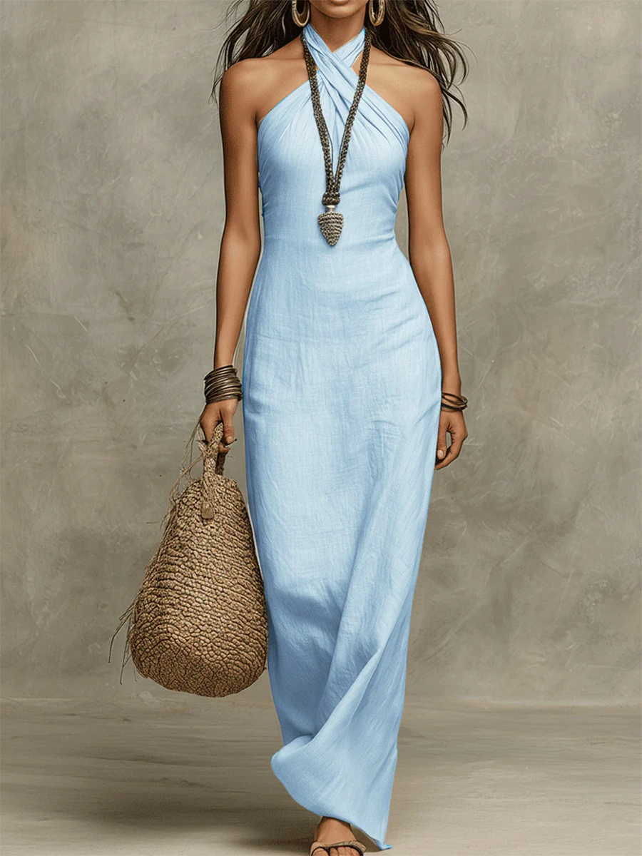 Leona | Vintage Elegant Maxi Dress