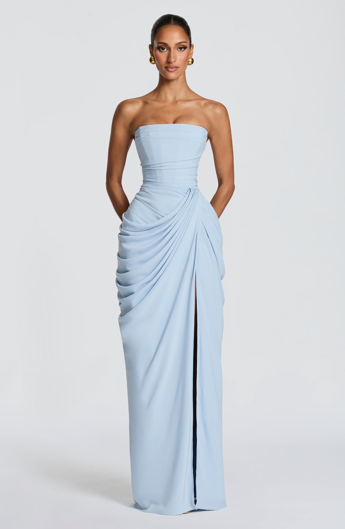 Lolita | Strapless Maxi Dress with Corset