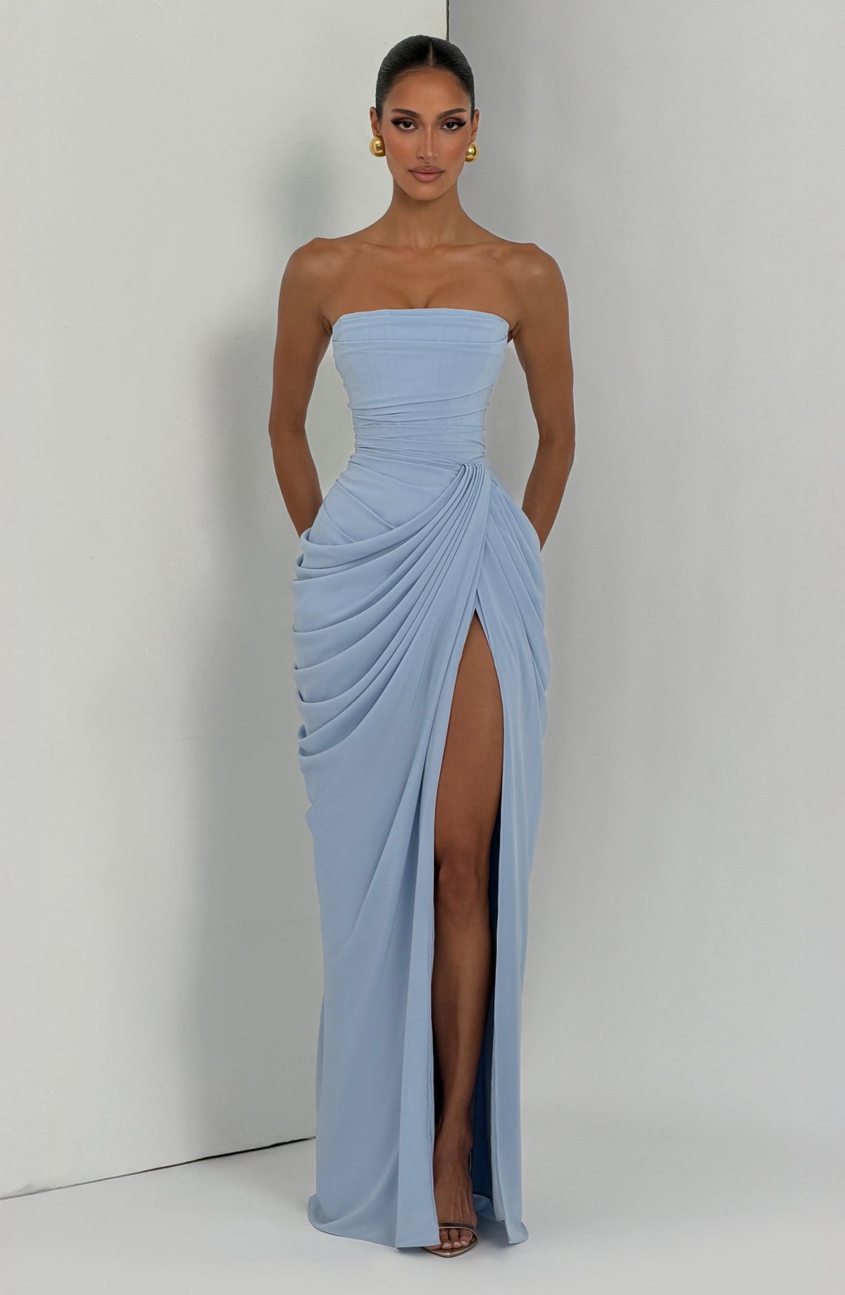 Lolita | Strapless Maxi Dress with Corset