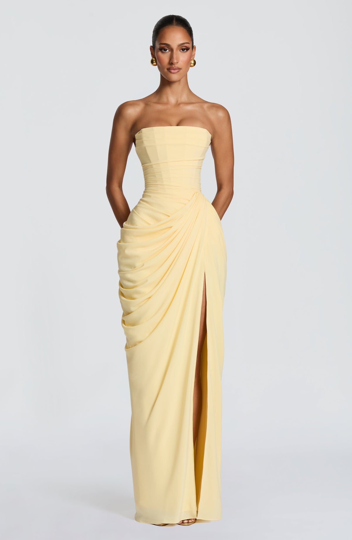 Lolita | Strapless Maxi Dress with Corset