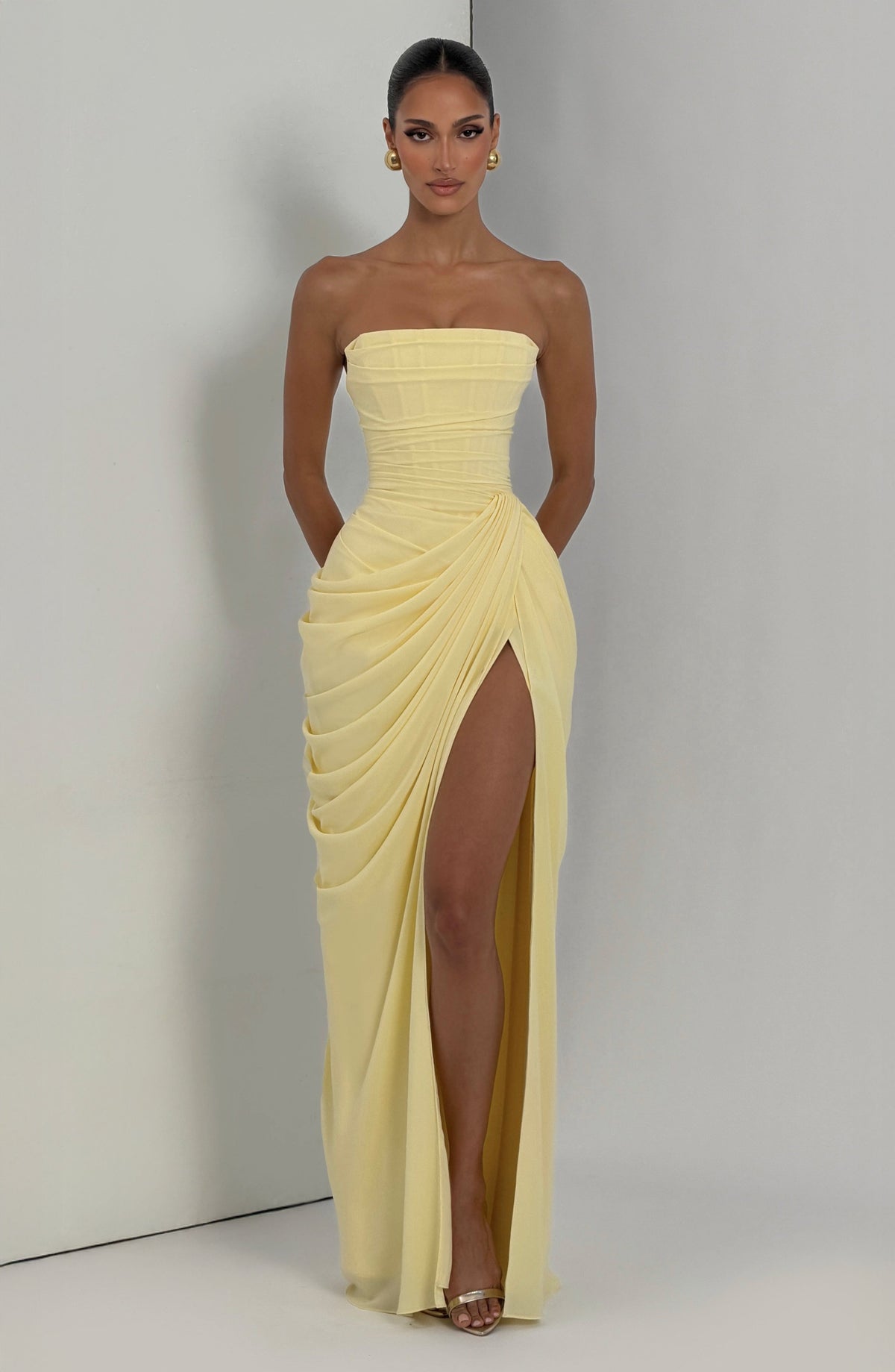 Lolita | Strapless Maxi Dress with Corset
