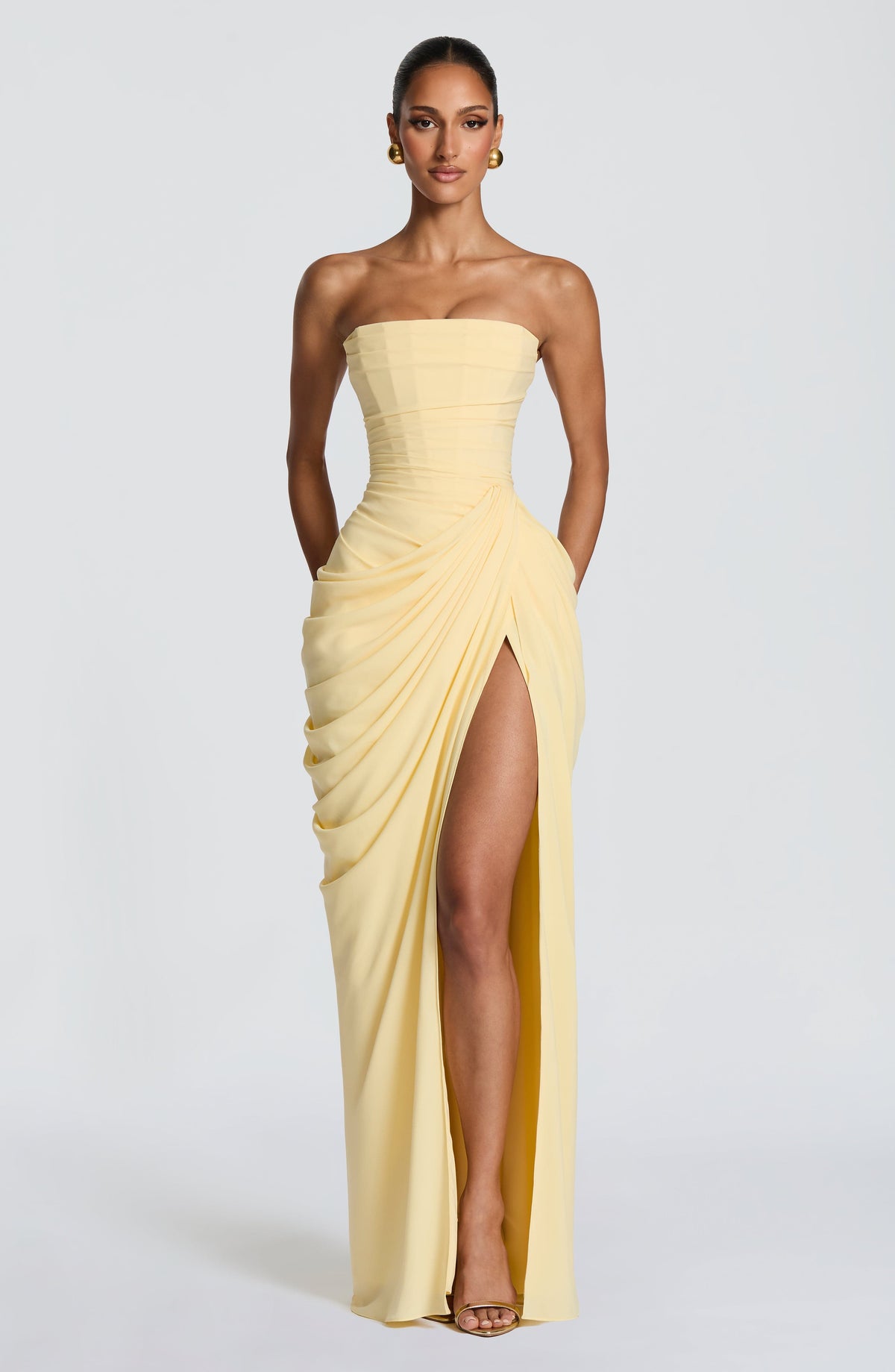 Lolita | Strapless Maxi Dress with Corset