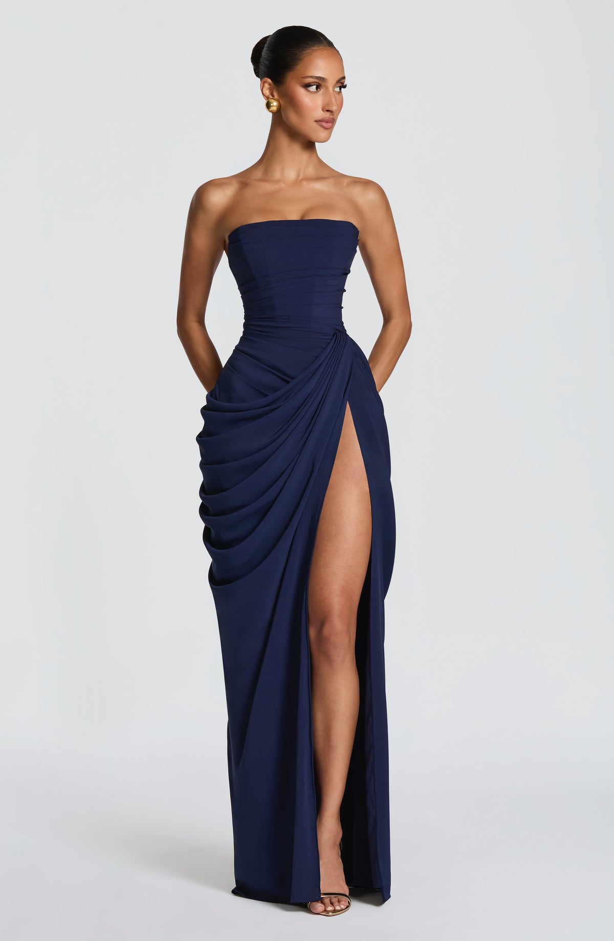 Lolita | Strapless Maxi Dress with Corset